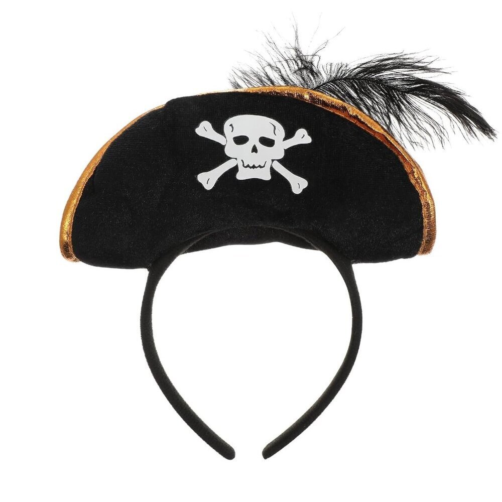 Pirate Skull Headband Halloween Costume Accessory Unisex Cosplay Party